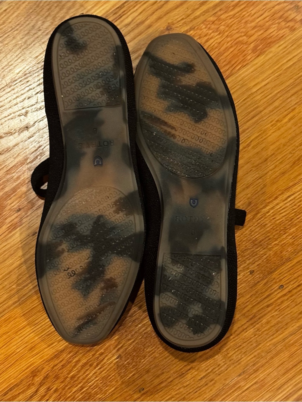 Rothy's Square Mary Jane Flats, Sz 8 - Picture 5 of 7